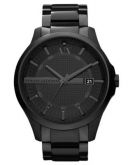 A|X Armani Exchange Watch, Black Ion Plated Stainless