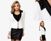 Spiked Tuxedo Blazer